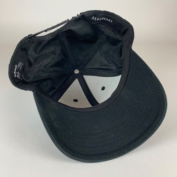 Adidas Mens Black Snapback Adjustable Hat - Picture 4 of 6